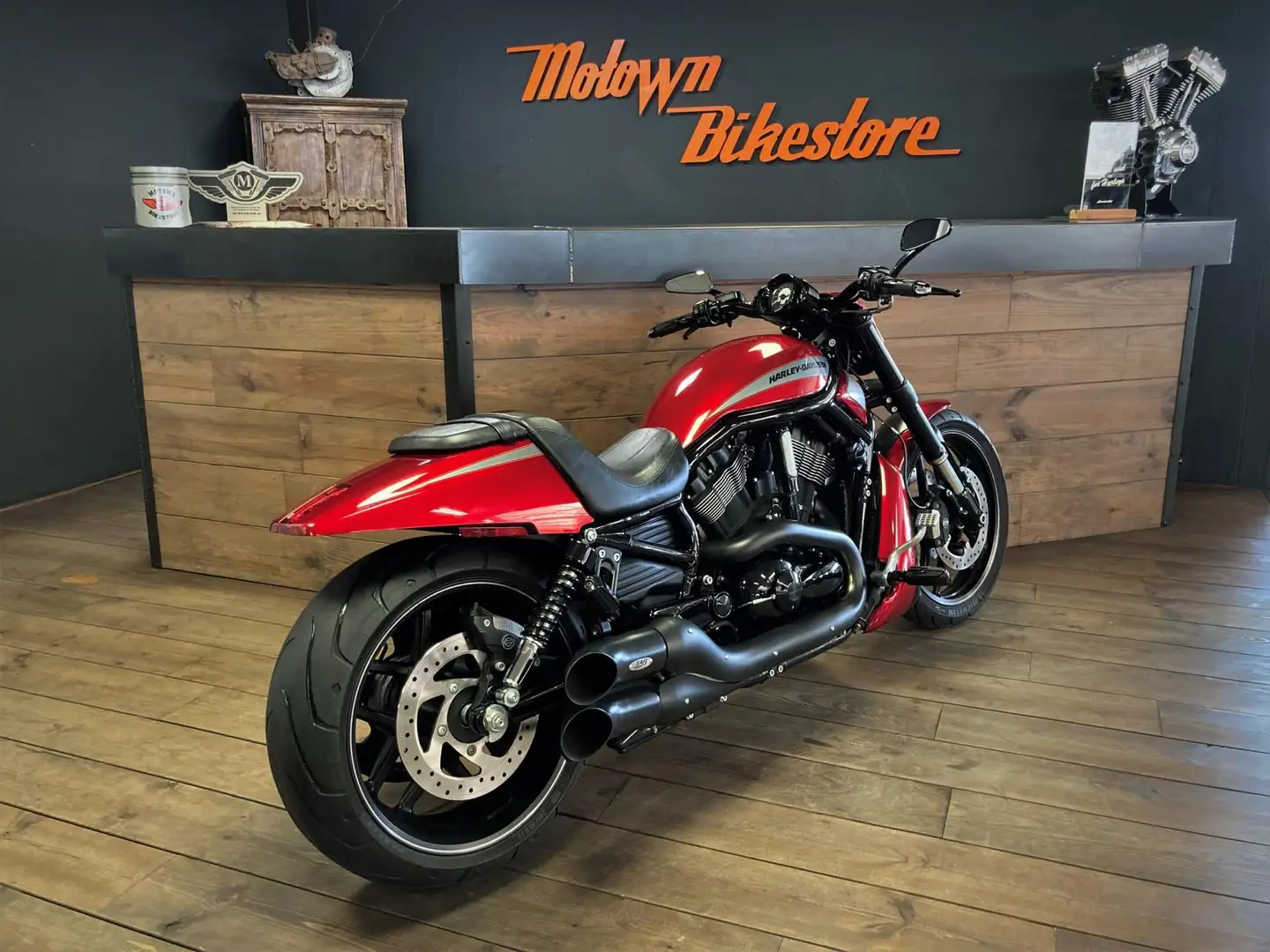 Harley-Davidson Night Rod VRSCDX Special Red Sunglo TAB Exhaust 9.353Km Nieu Rood - 2