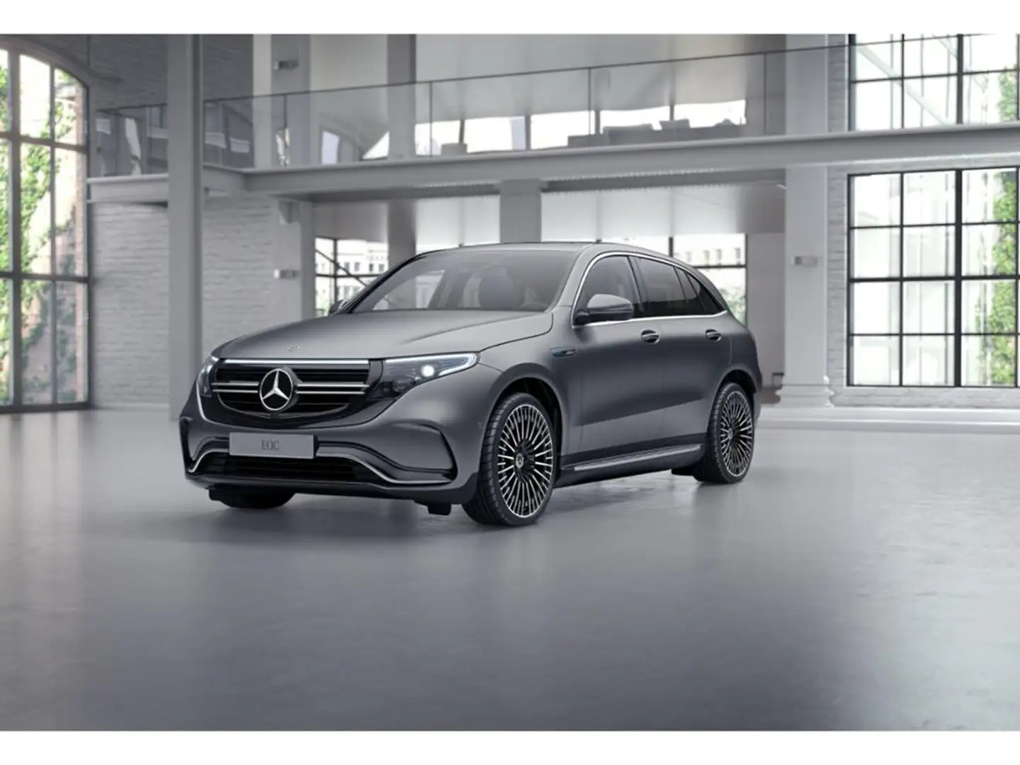 Mercedes-Benz EQC 400 4M AMG-Line/Electric Art+SD+HUP+KEYLESS Grau - 2