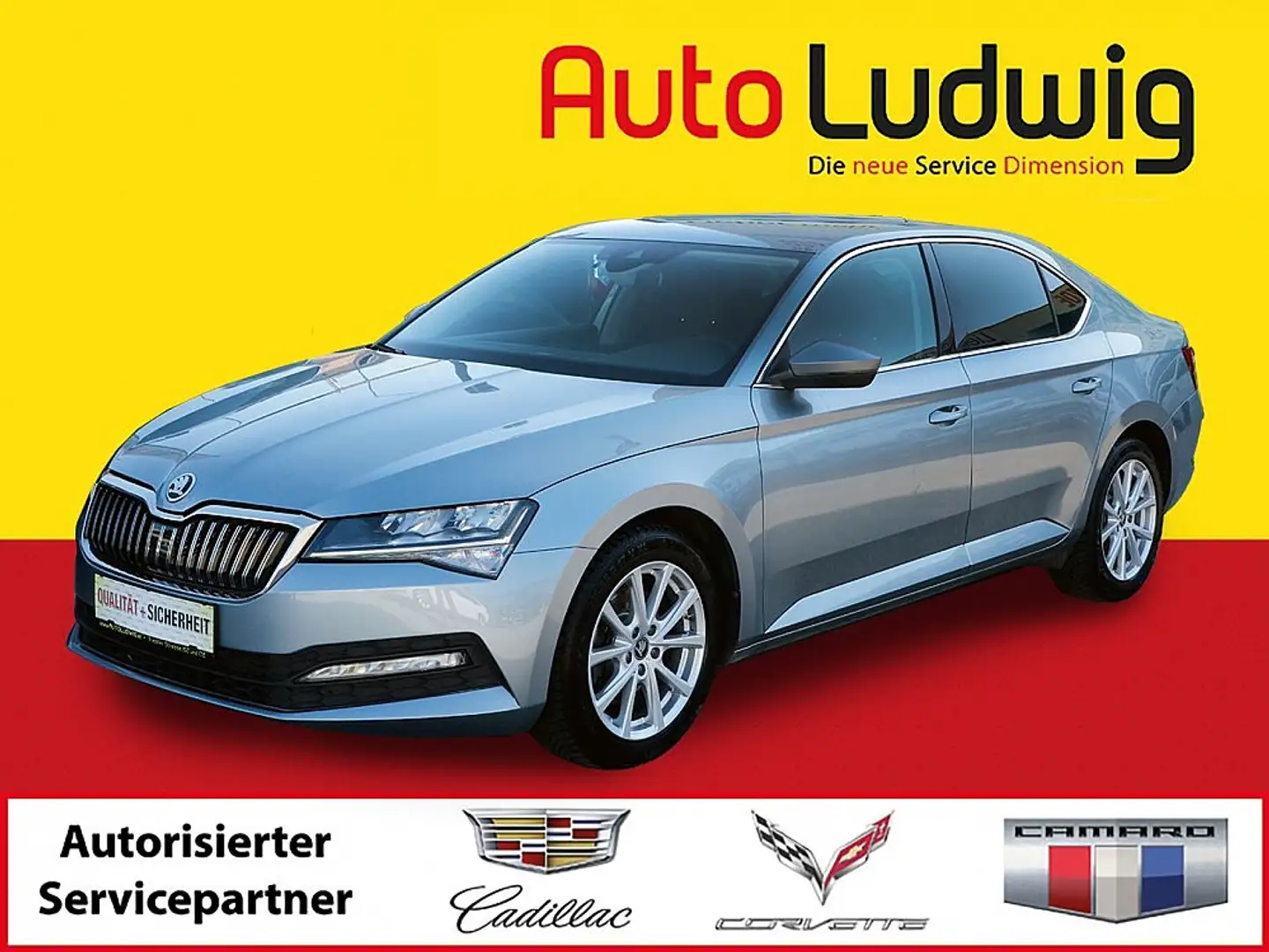 Skoda Superb 2.0 TDI 4x4 Ambition DSG *LED*PDC*SHZ*TEMPOMAT* Gris - 1