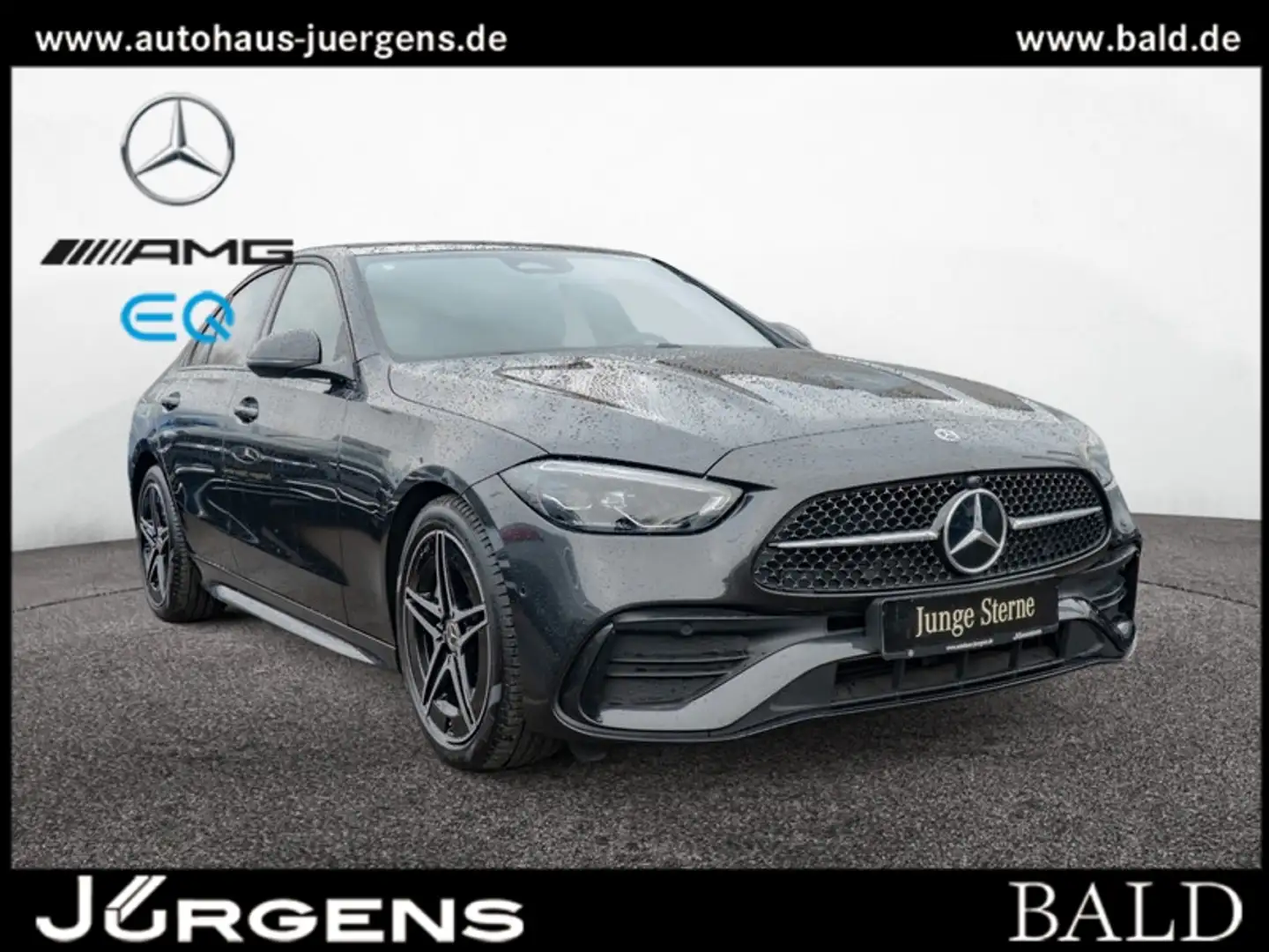 Mercedes-Benz C 180 AMG-Sport/LED/Cam/Night/Memo/Totw/18' Grau - 1