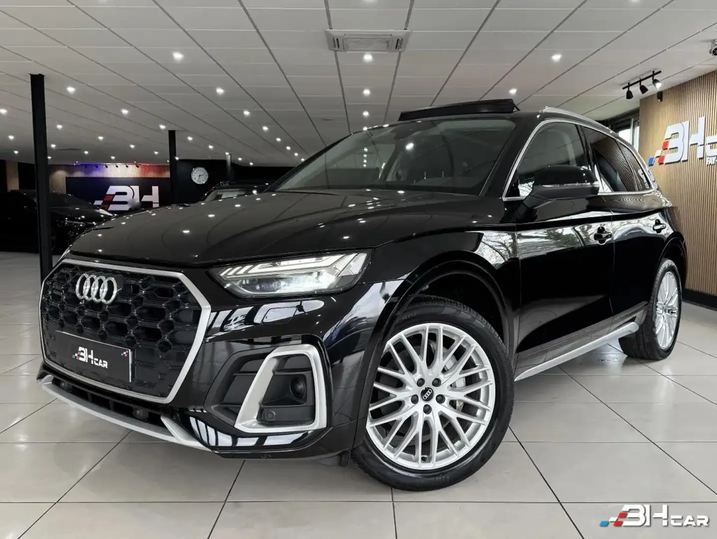 Audi Q5 50 TFSI E 299 CH S-LINE QUATTRO HYBRIDE PHEV ATTELAGE 2021 Schwarz - 1