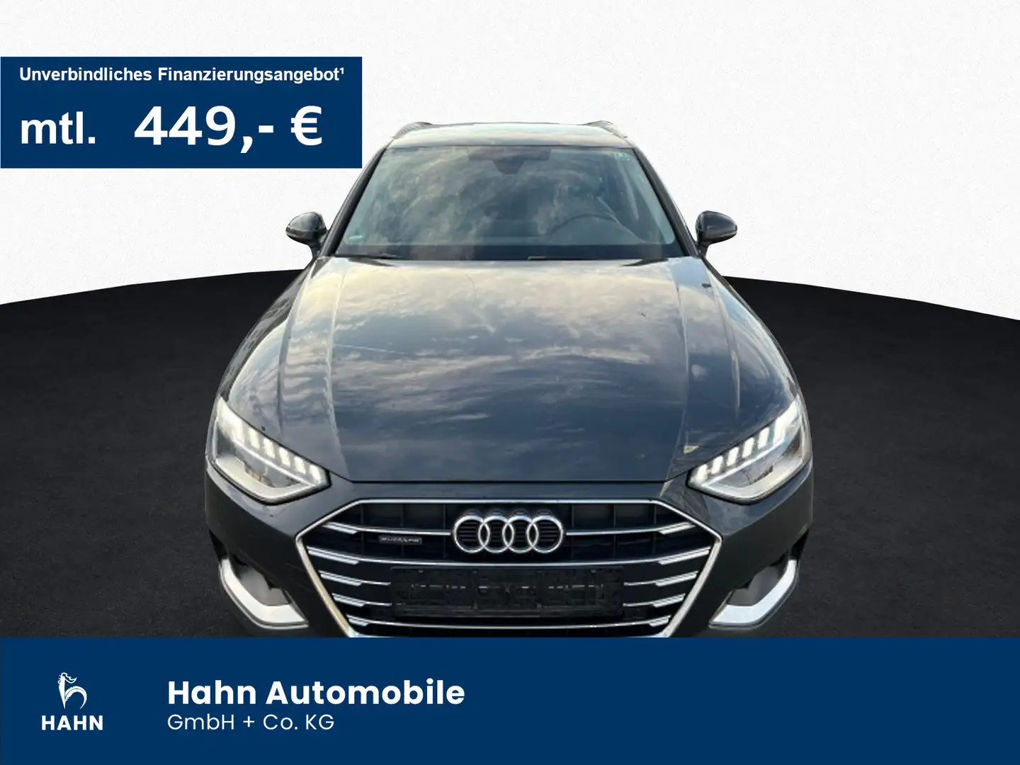 Audi A4 advanced 40TDI quat Stronic AHK NAV LED Grau - 1