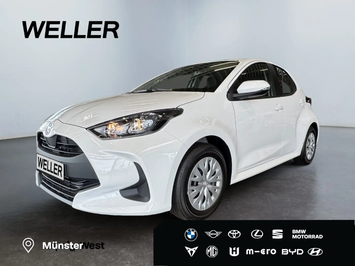Toyota Yaris Hybrid 1,5 l 116 PS CVT, 5-türig Teamplayer*Comfor Weiß - 1