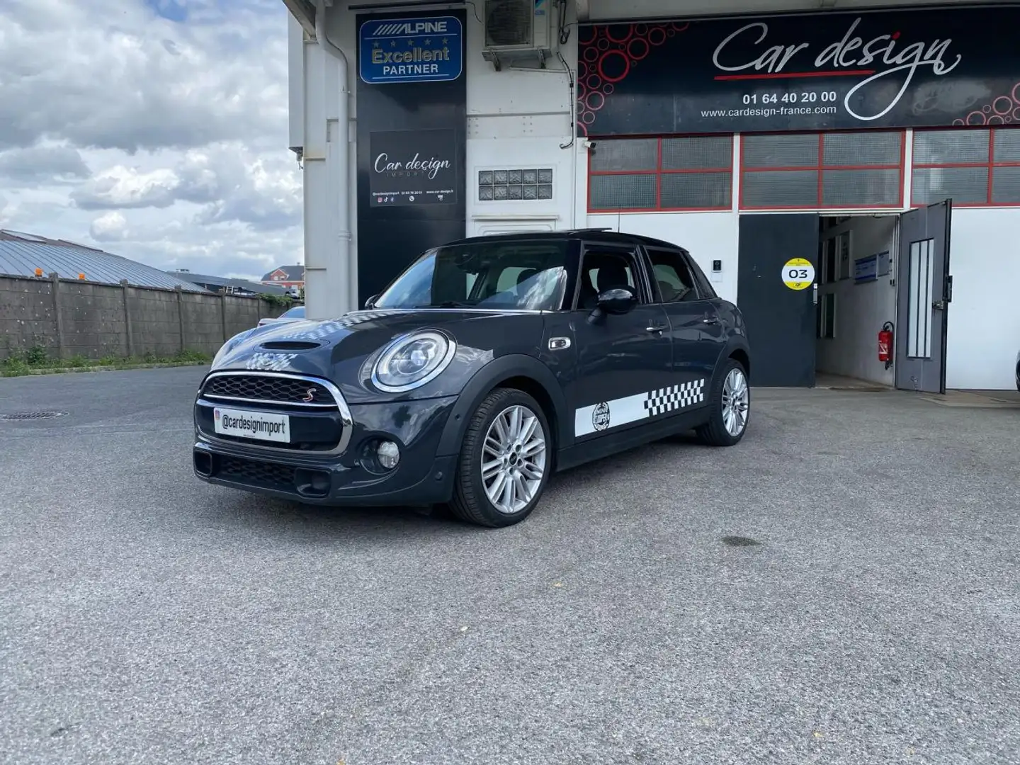 MINI Cooper S Mini 2.0i - 192 - BVA  Cooper S Pack John Cooper W Gris - 1