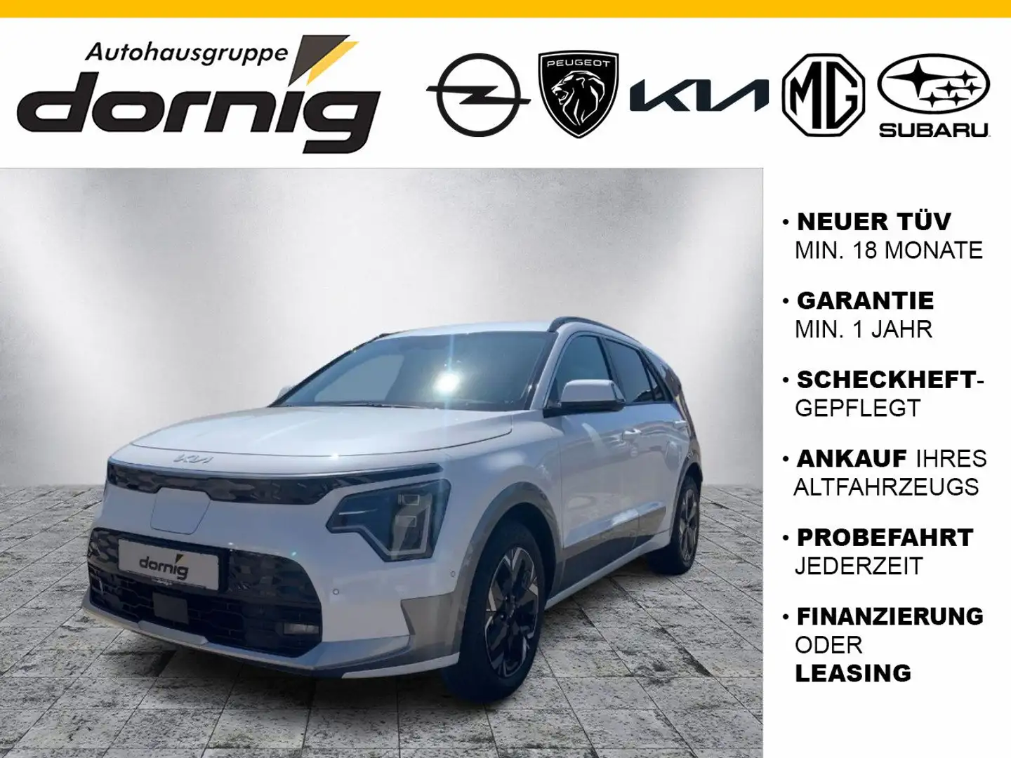 Kia Niro EV Inspiration 64,8 kWh Weiß - 1