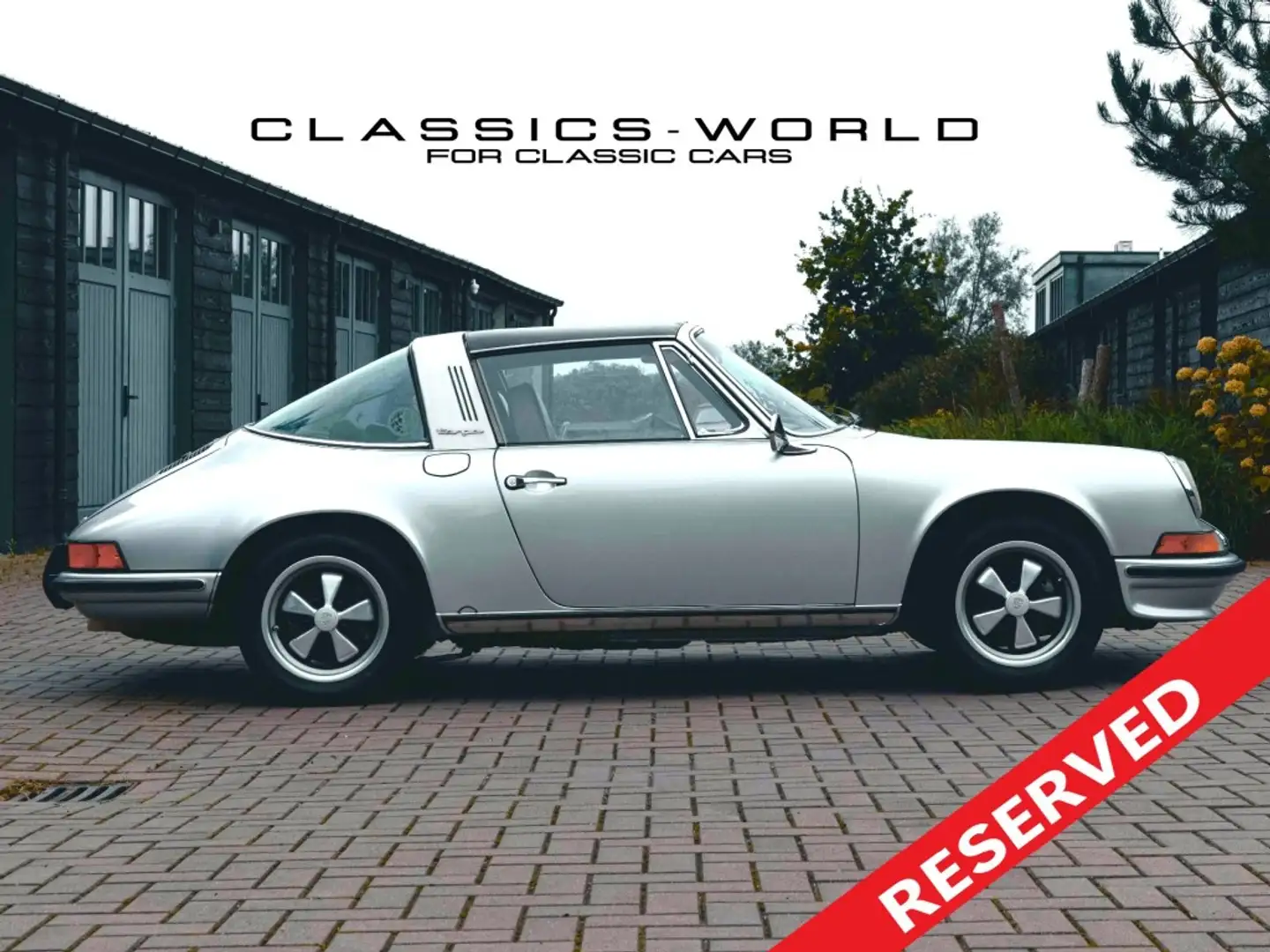 Porsche 911 Targa E Matching numbers Argent - 1