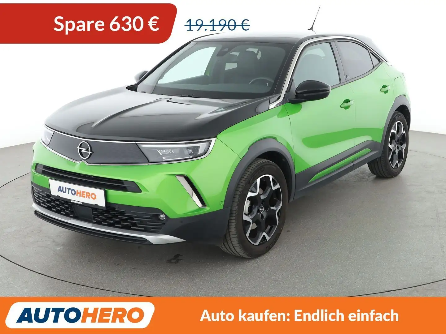 Opel Mokka X electric drive 100 kW Ultimate Aut.*NAVI*LED*ACC* Grün - 1