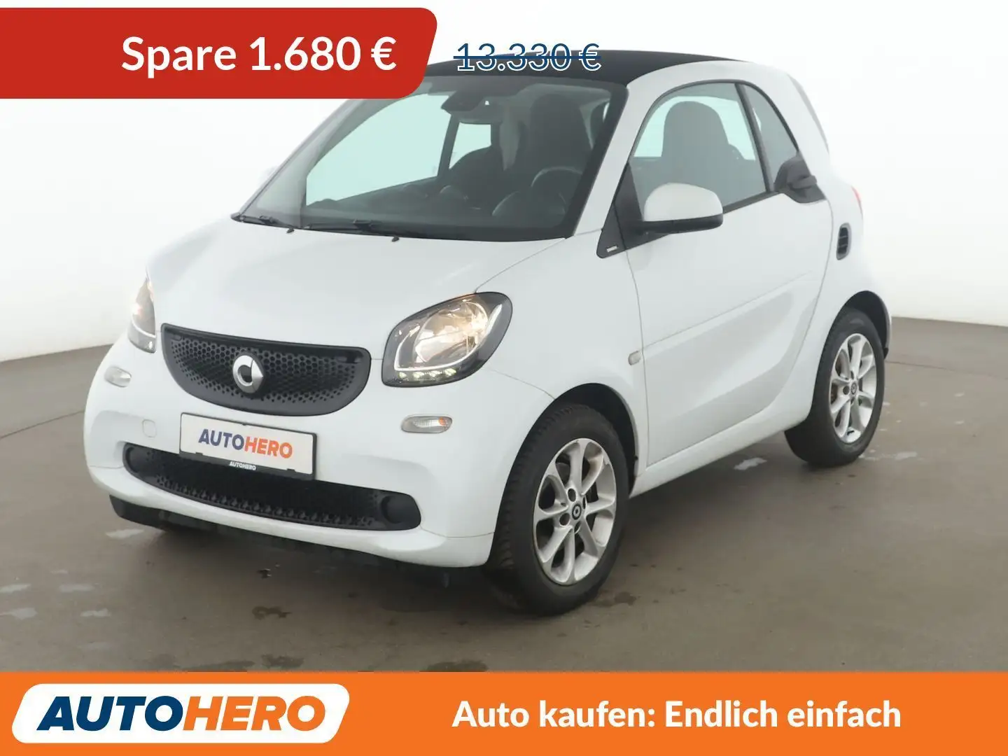 smart forTwo 1.0 passion Aut.*KLIMA*TEMPO*GARANTIE* Weiß - 1