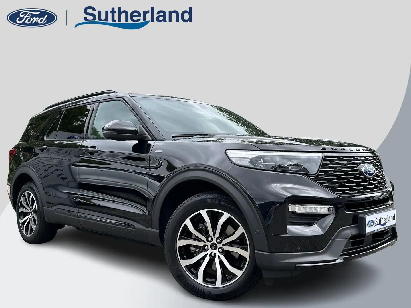 Ford Explorer 3.0 V6 EcoBoost PHEV ST-Line 457pk | Adaptieve Cru Zwart - 1