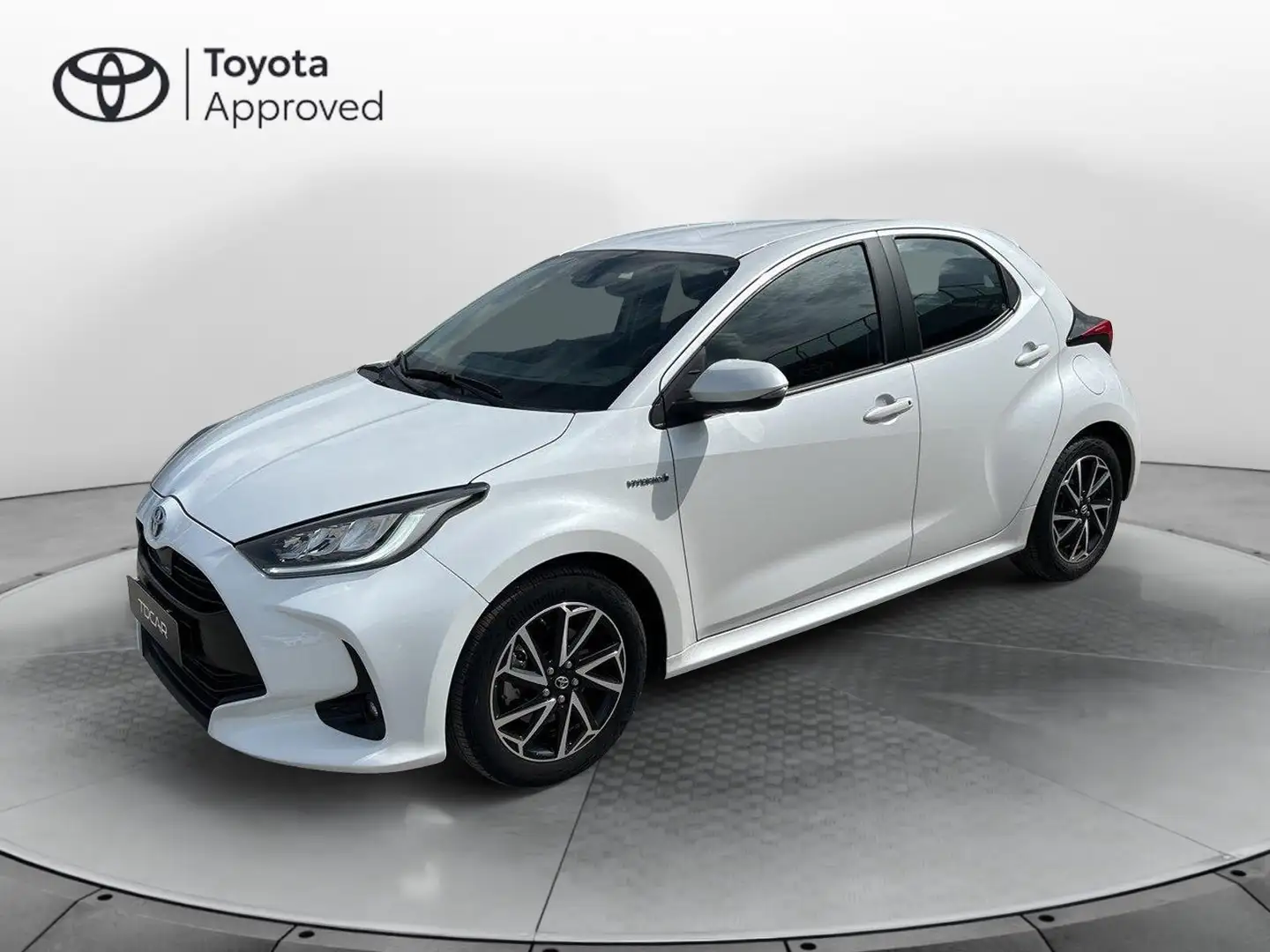 Toyota Yaris 1.5 Hybrid 5 porte Trend Bianco - 1