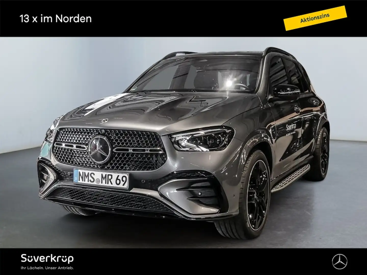 Mercedes-Benz GLE 450 d 4M AMG BURM NIGHT WIDE MEMO MULTI 360 Grau - 1