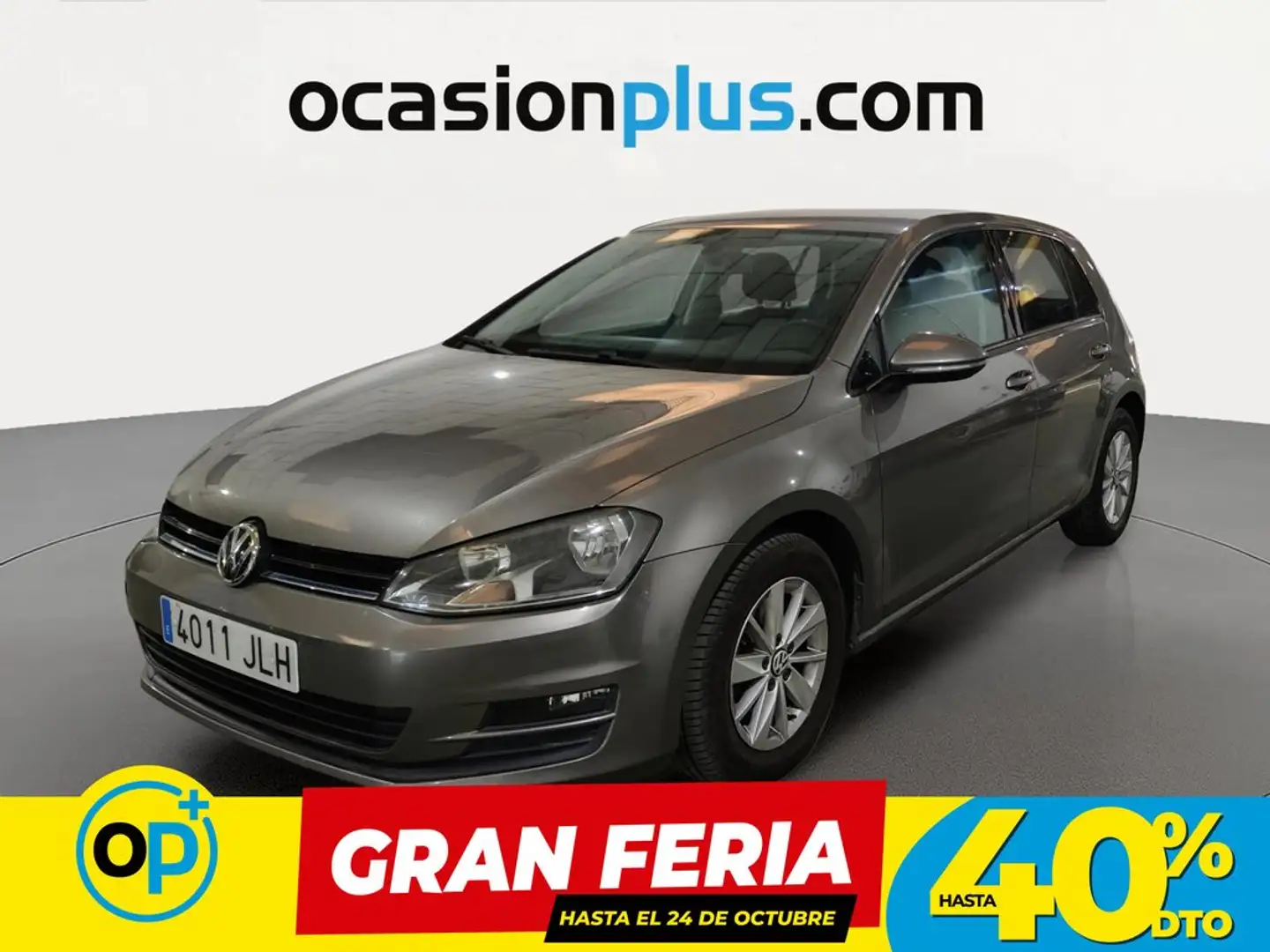 Volkswagen Golf 1.6TDI CR BMT Business 110 Gris - 1