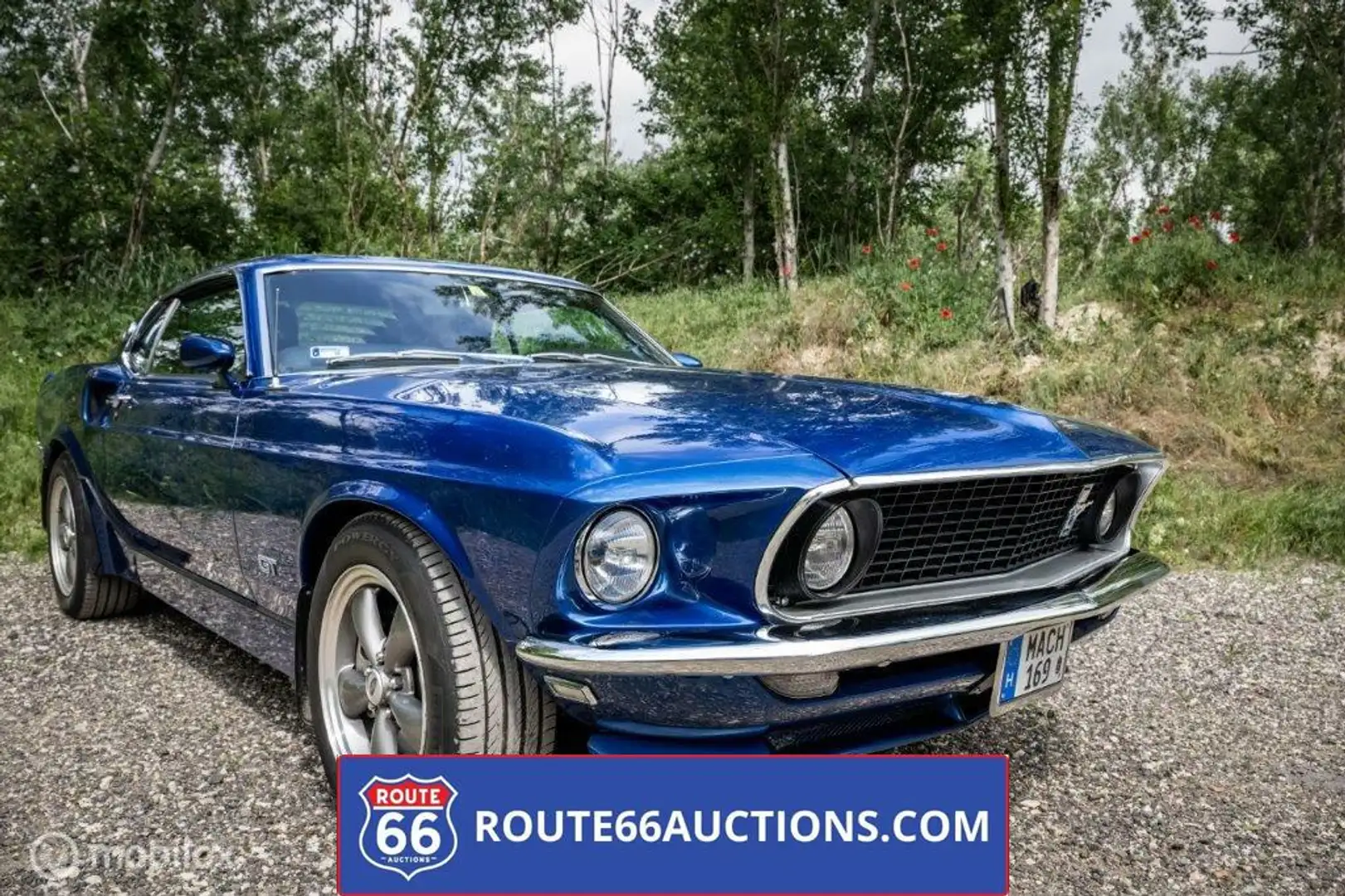 Ford Mustang Fastback Coupé 1969 | Route 66 auctions Синій - 1