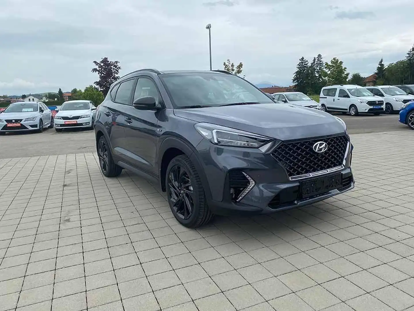 Hyundai TUCSON N Line VOLLAUSSTATTUNG! KRELL, 36O CAM, PANORAM... Grau - 1