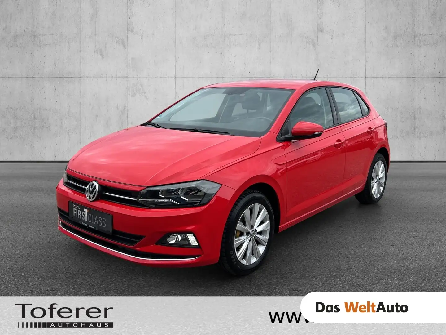 Volkswagen Polo Highline TSI Rot - 1
