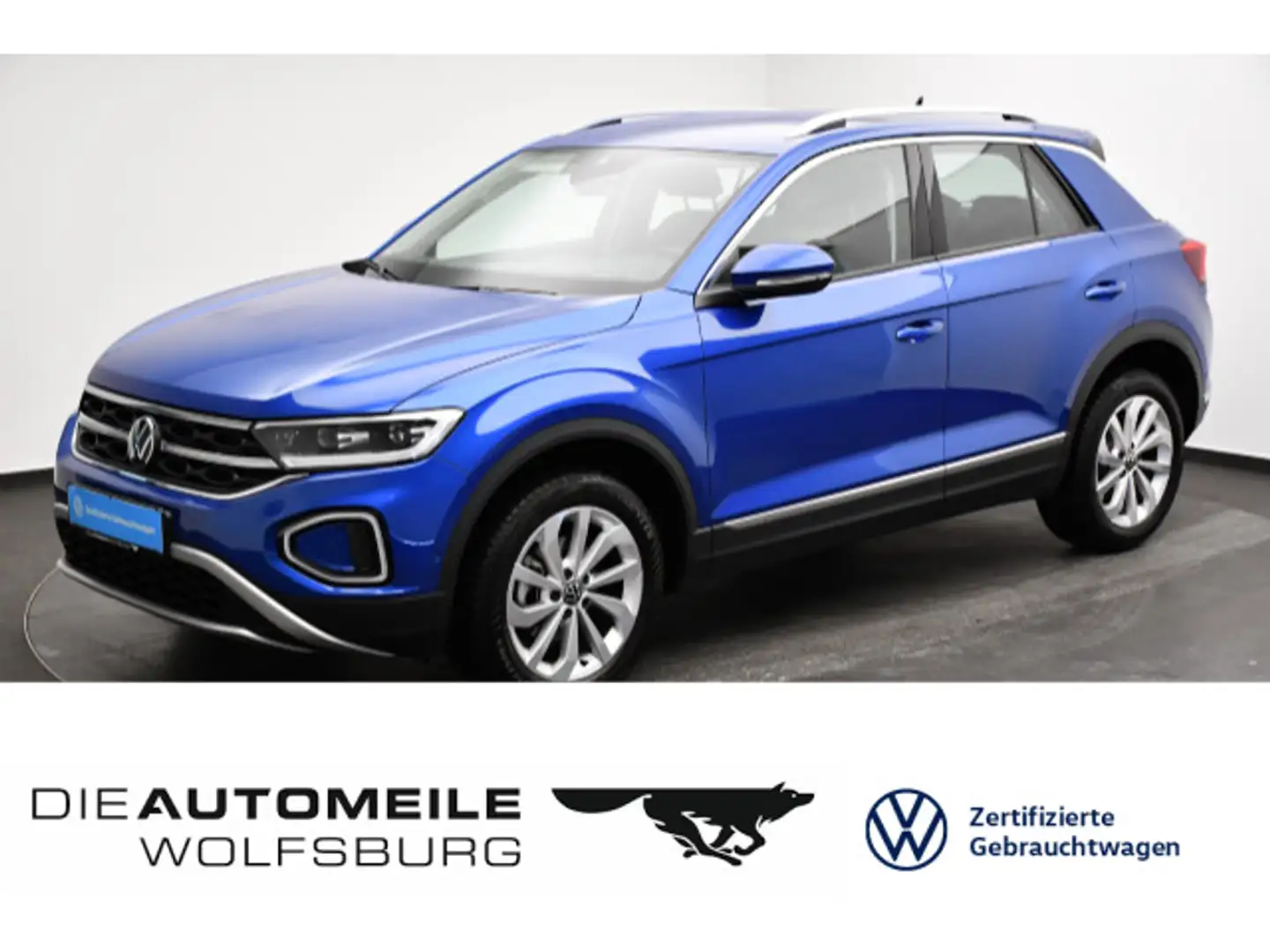Volkswagen T-Roc 2.0 TDI Style Matrix/Stand/Leder Blau - 1