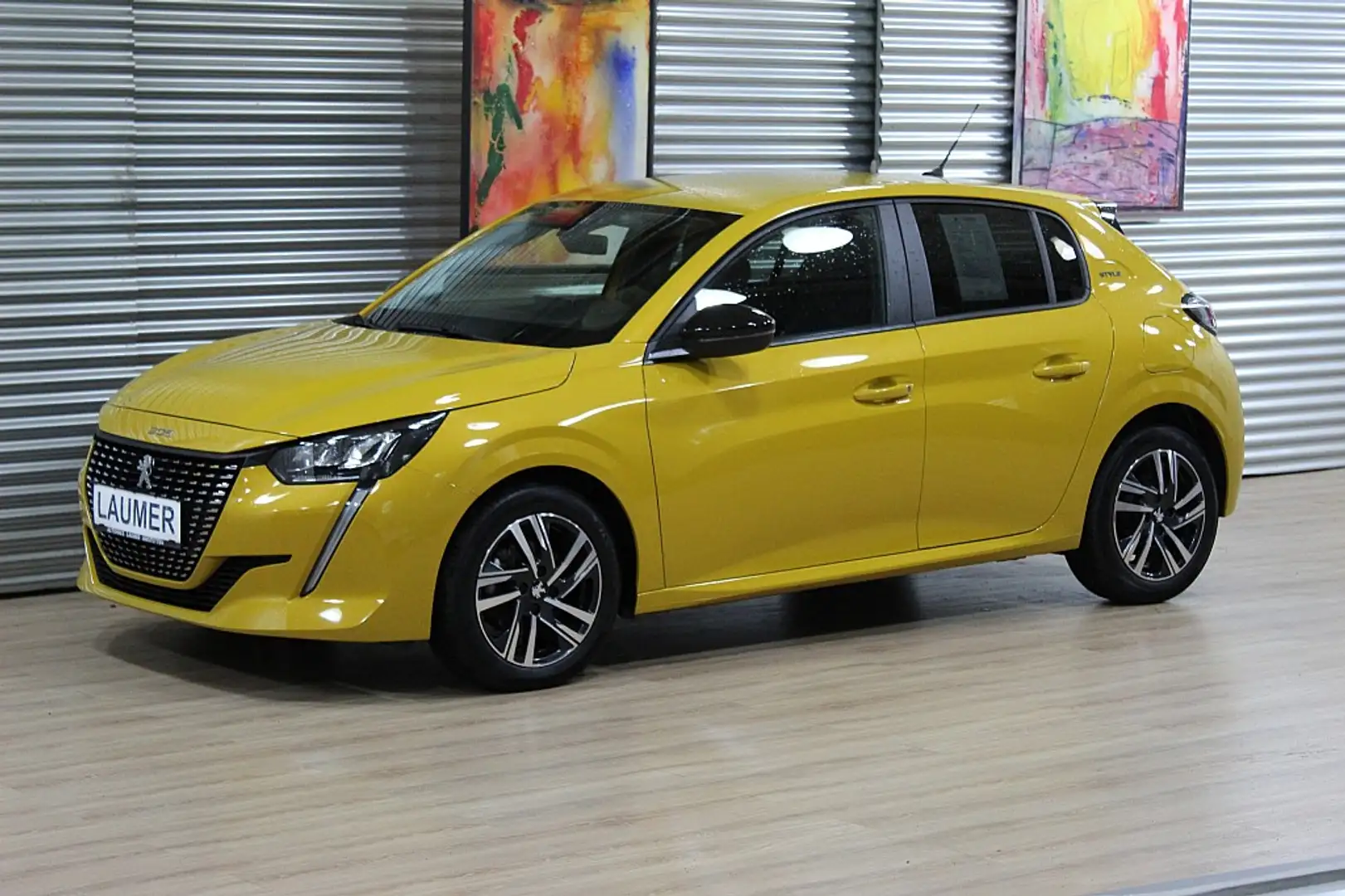 Peugeot 208 Style PureTech 100PS S&S Manuell +Navigation/Rü... Gelb - 1
