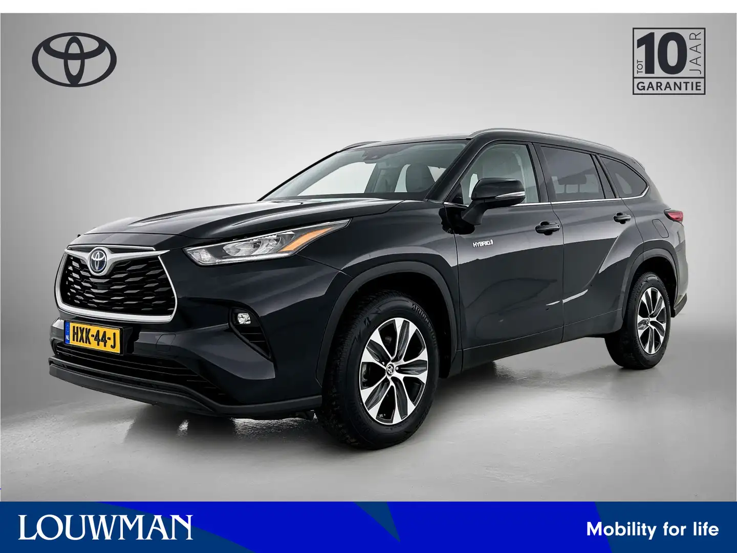Toyota Highlander 2.5 AWD Hybrid Business Zwart - 1