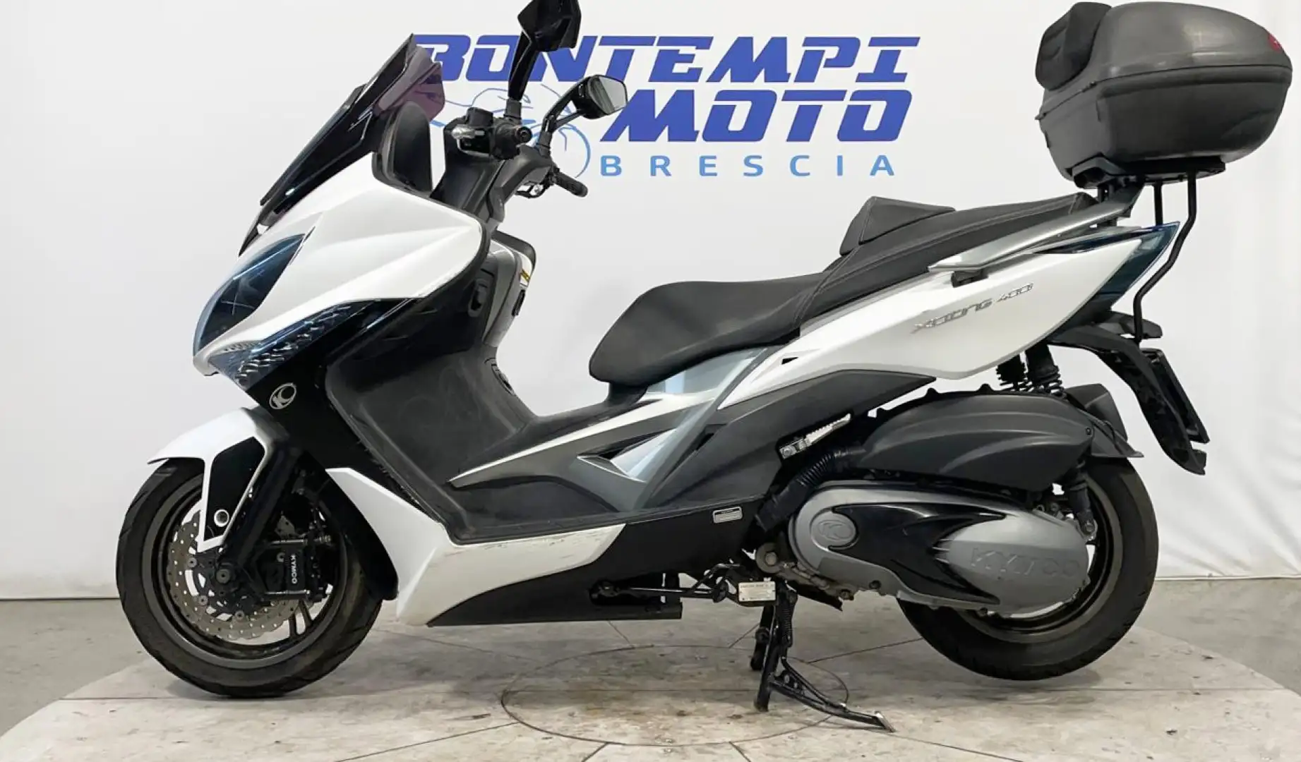 Kymco Xciting 400i 2014 + BAULETTO Bianco - 2