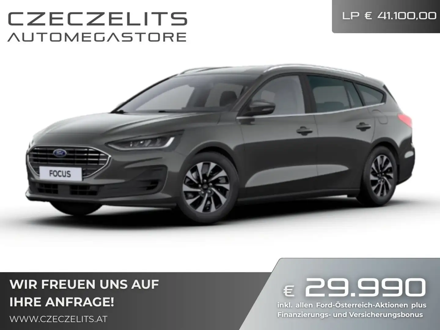 Ford Focus Turnier 1,5 EcoBlue Titanium X Aut. ON43155 JF Silber - 1