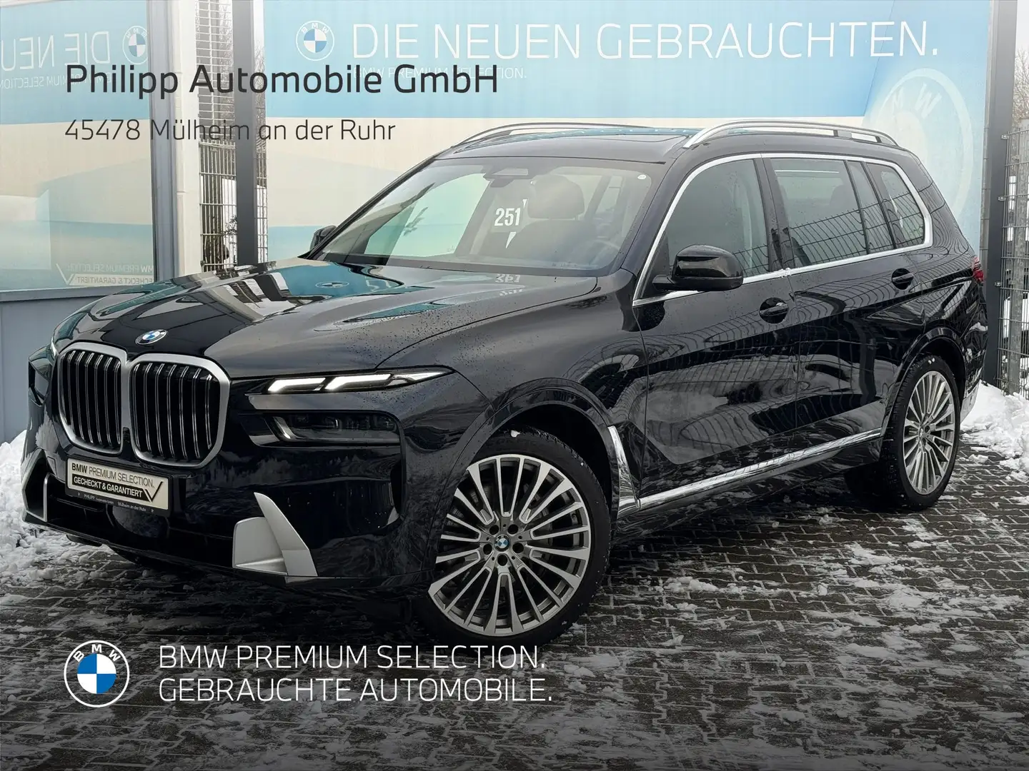 BMW X7 xDrive40d PANO-SKY AHK ST-Hzg h&k DA-Pro 360° Schwarz - 1