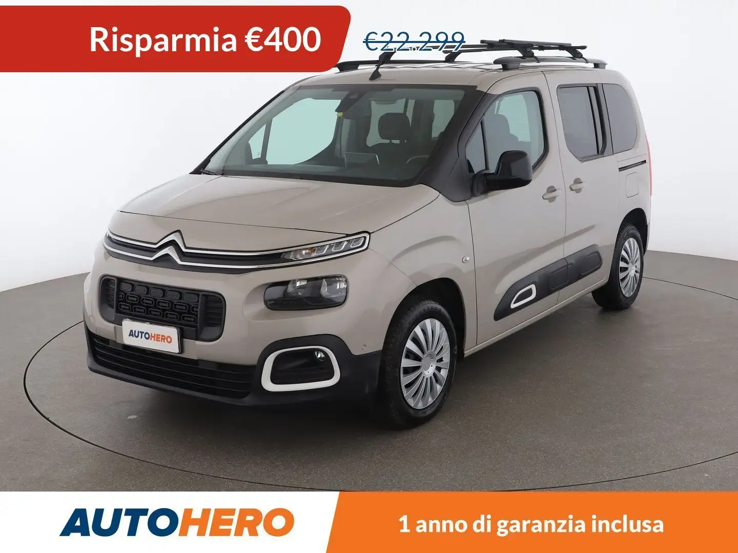 Citroen Berlingo 1.5 Blue-HDi M Feel Pack 100 CV Beige - 1
