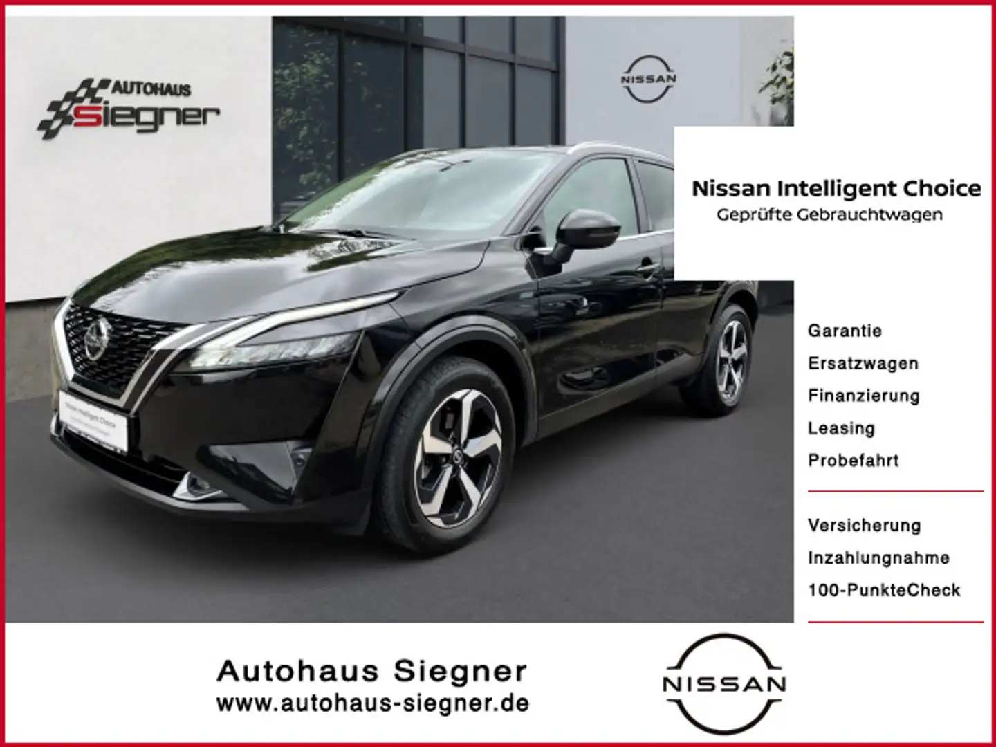 Nissan Qashqai N-Connecta, X-Tronic, Winter, Business, Zwart - 1