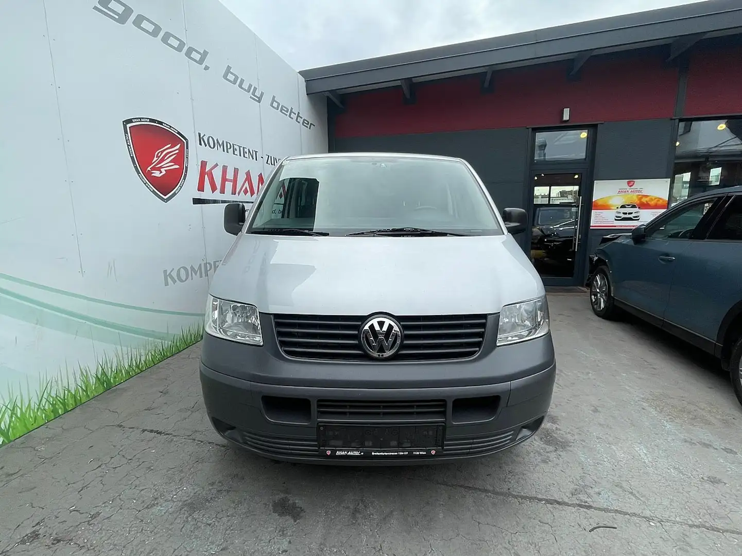 Volkswagen T5 Kombi 1,9 TDI Economy D-PF *9-Sitzer*Klima*Radio*AHK* Argent - 2
