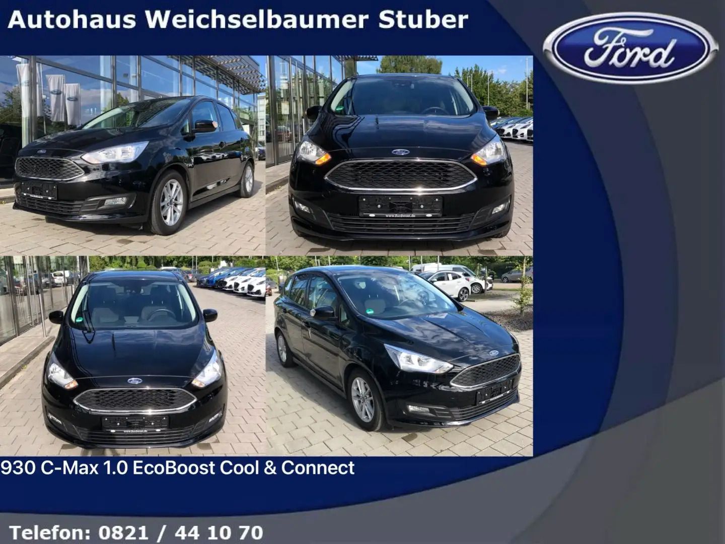 Ford C-Max 930 C-Max 1.0 EcoBoost Cool & Connect Schwarz - 1