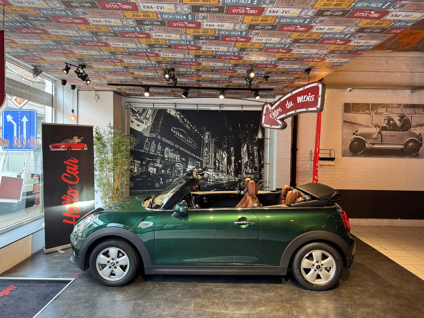 MINI Cooper Cabrio * 1.5 Cooper * GRAND ECRAN * CUIRS * LEDS *CARPLAY Vert - 2