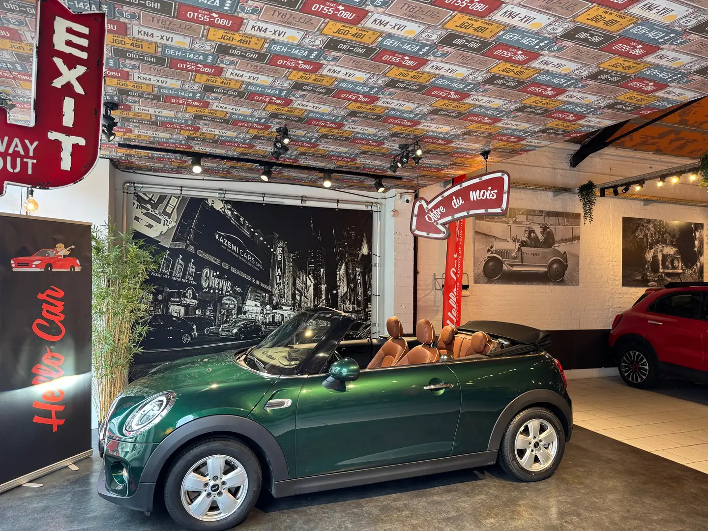 MINI Cooper Cabrio * 1.5 Cooper * GRAND ECRAN * CUIRS * LEDS *CARPLAY Vert - 1