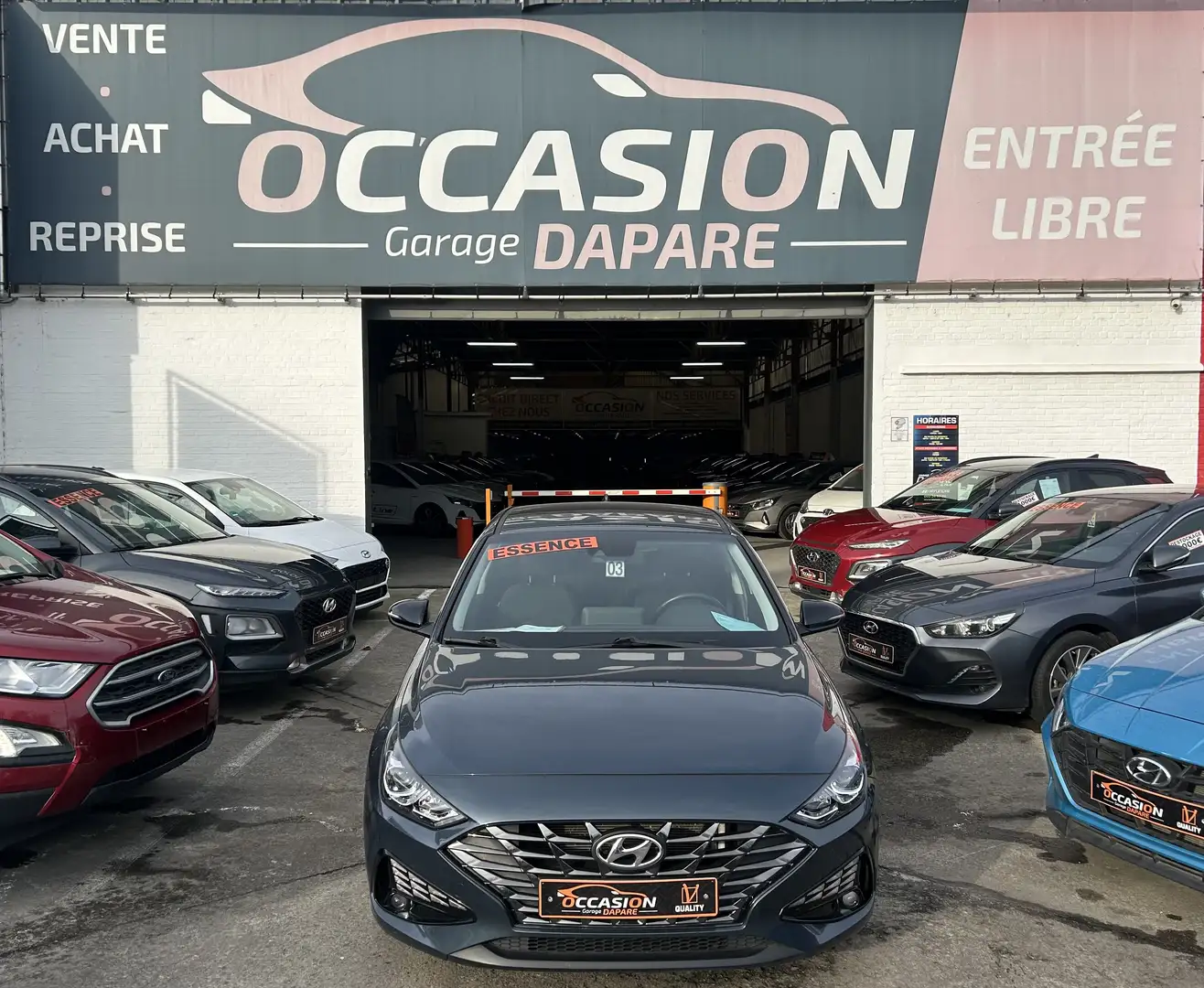 Hyundai i30 TECHNO 1.0 T-GDi 120CV - GPS - Garantie 1 an Gris - 1