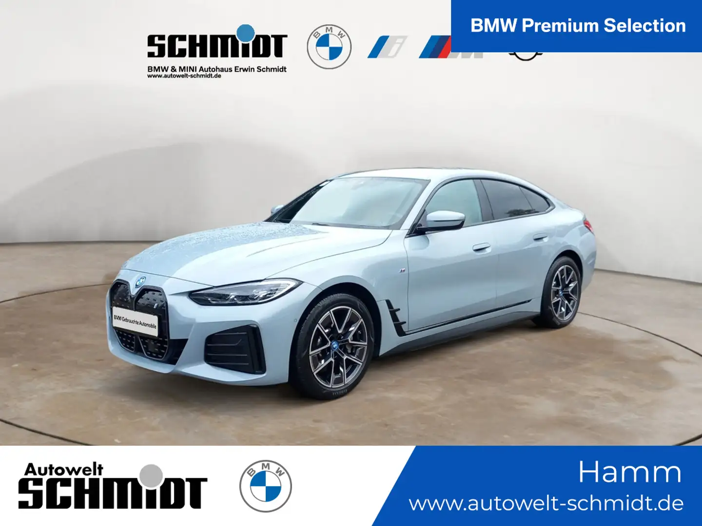 BMW i4 eDrive35 M Sportpaket + GARANTIE-bis-12.2028 Grau - 1