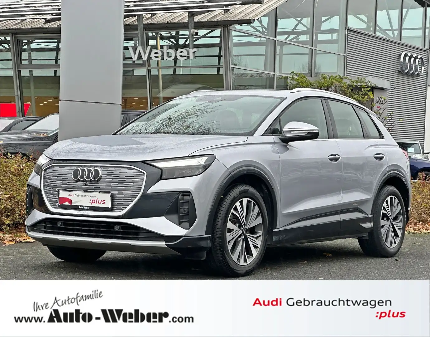 Audi Q4 e-tron 35 PANO NAV+ APS+ LEDER SITZHZ VC Silber - 1