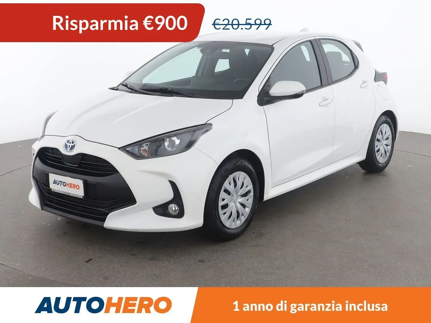 Toyota Yaris 1.5 Hybrid Active FHEV Bianco - 1
