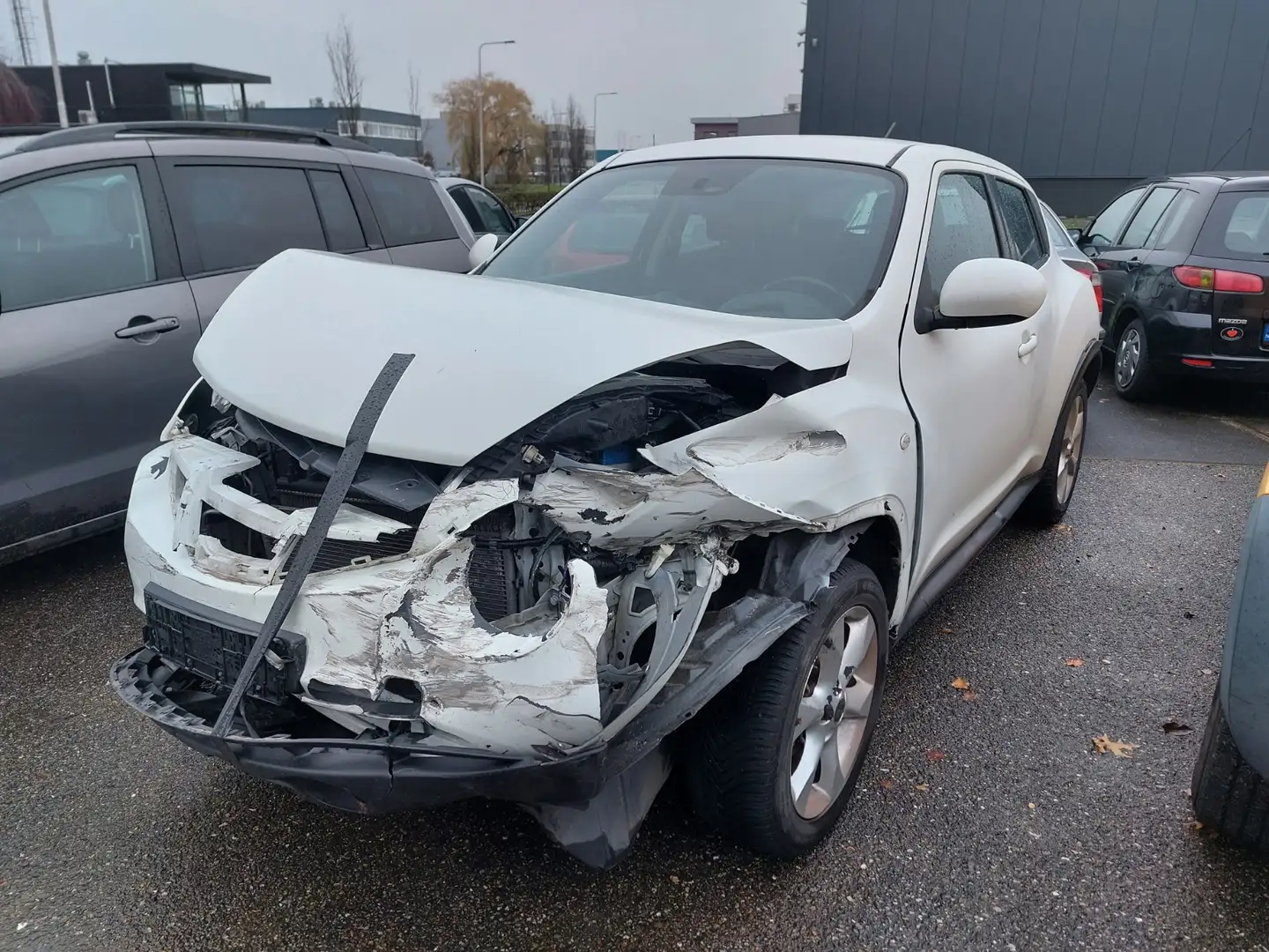 Nissan Juke 1.6 Acenta AIRCO /ECC Wit - 1