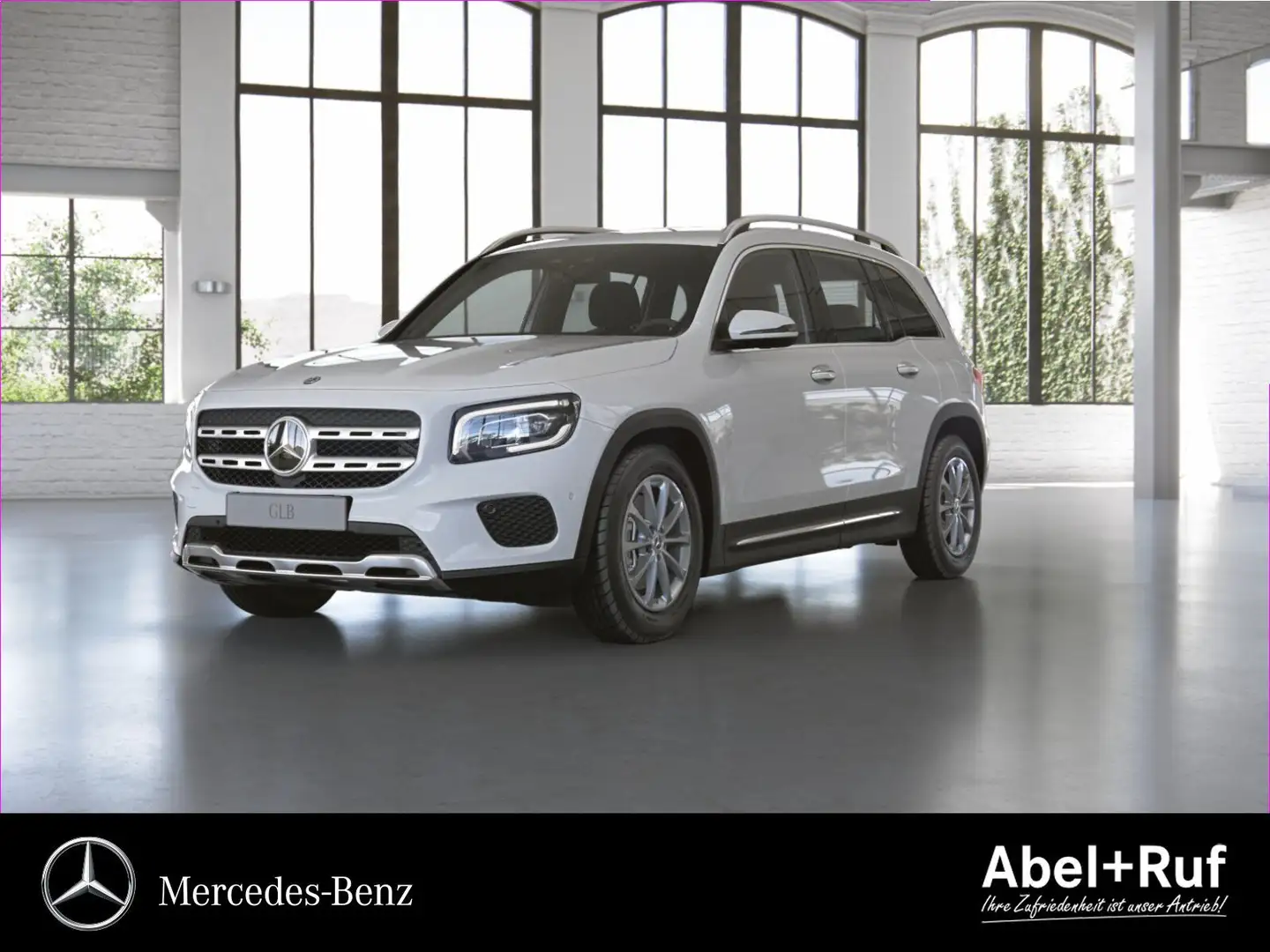 Mercedes-Benz GLB 200 d 4M PROGRESSIVE+LED+Kamera+TotW+DAB+AHK Weiß - 1