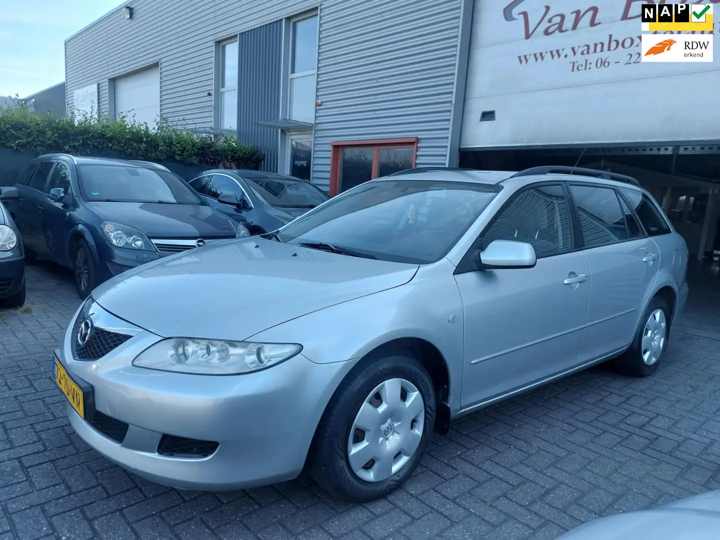 Mazda 6 Sportbreak 2.0i Touring 5 deurs + climate control Grijs - 1