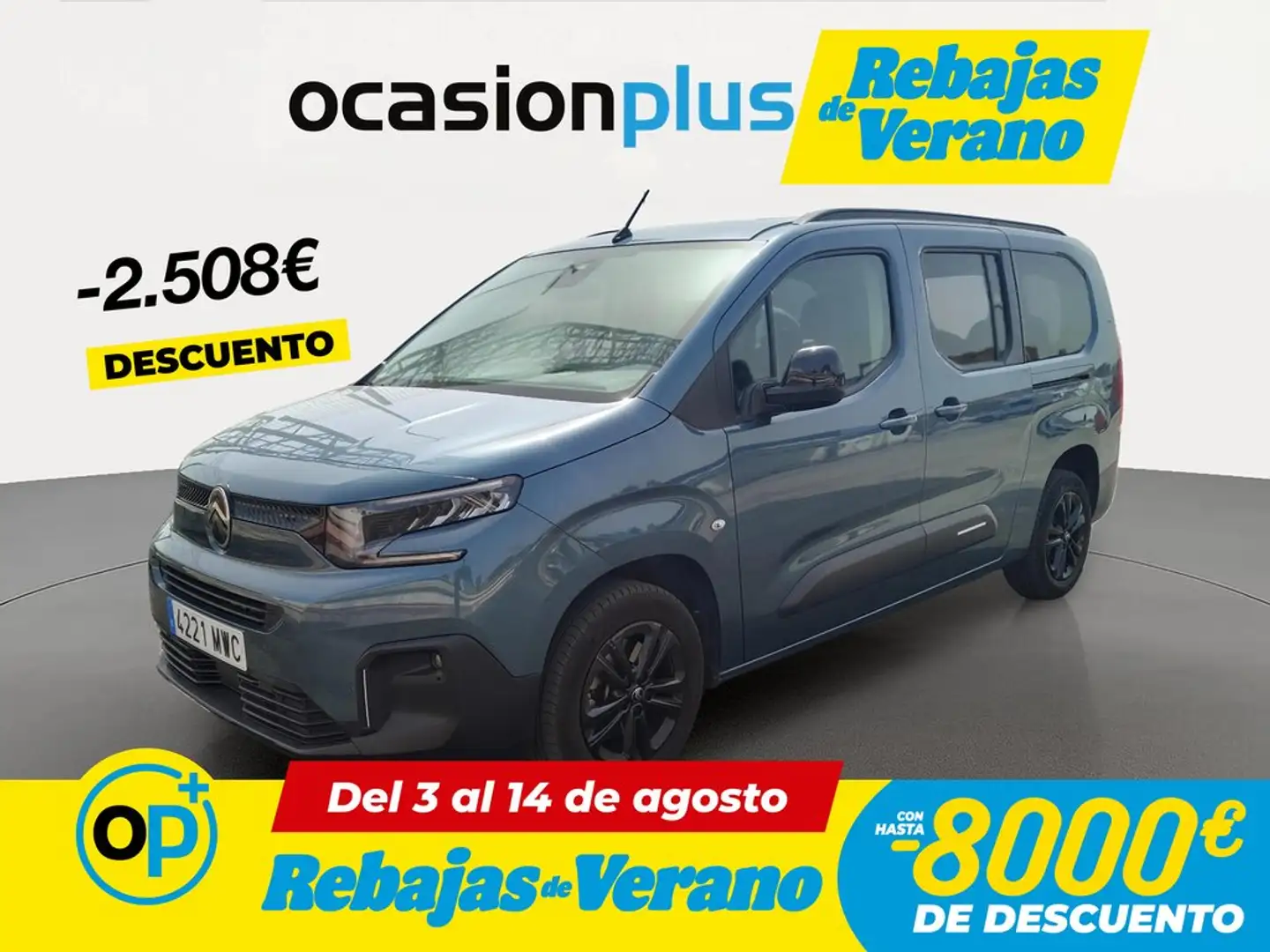 Citroen Berlingo BlueHDi S&S Talla XL Plus 130 Azul - 1