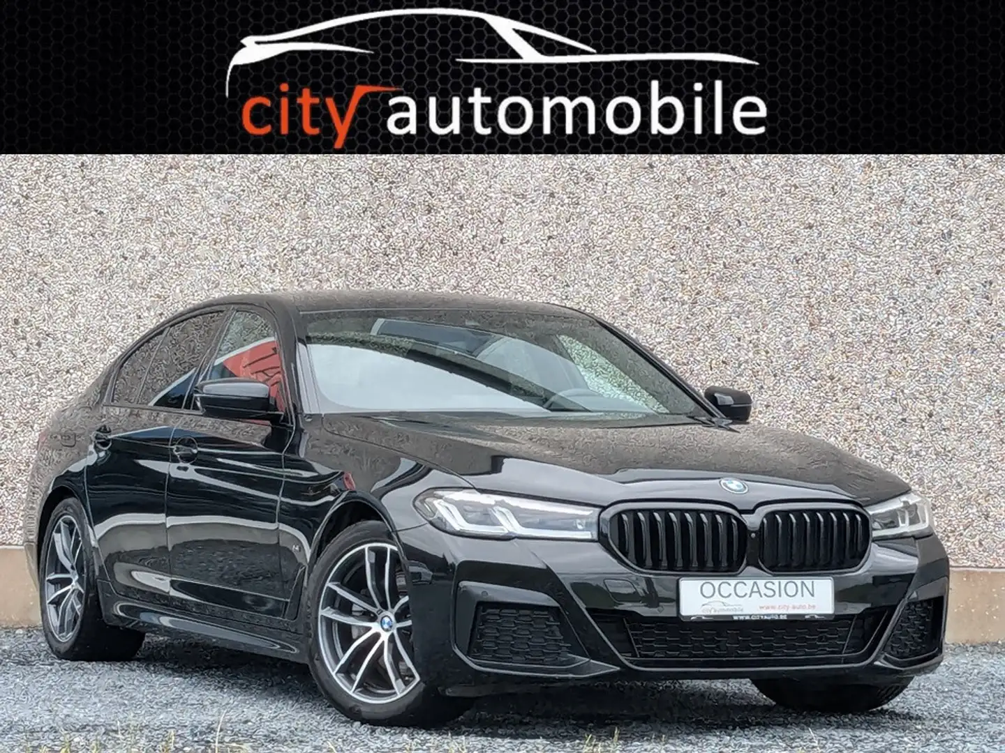 BMW 520 520dA PACK M CARPLAY GPS CAMERA 360 VIRTUAL LED Zwart - 1