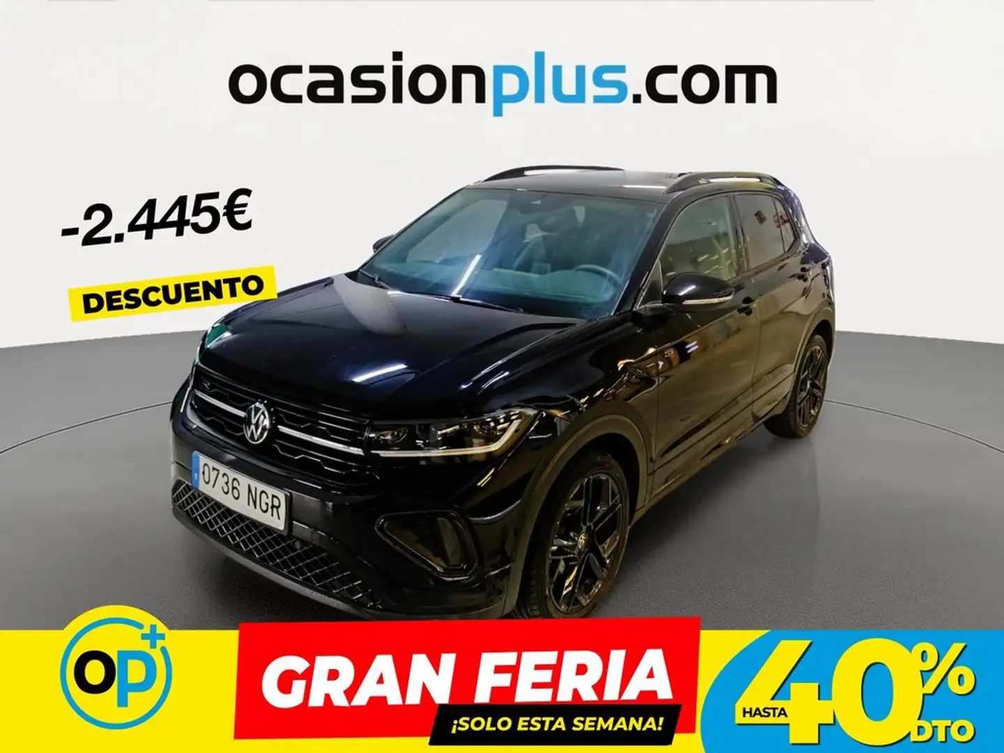 Volkswagen T-Cross 1.5 TSI R-Line Aut. 110kW Negro - 1