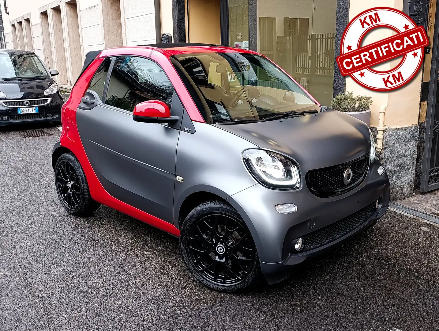 smart forTwo Cabrio 0.9 t Prime 90cv twinamic colore stupendo Grau - 1