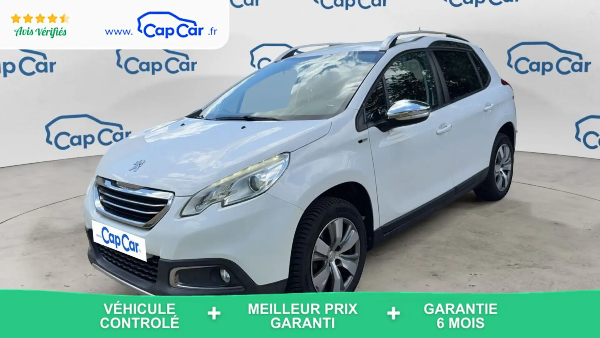 Peugeot 2008 1.6 BlueHDi 100 Style Blanc - 1