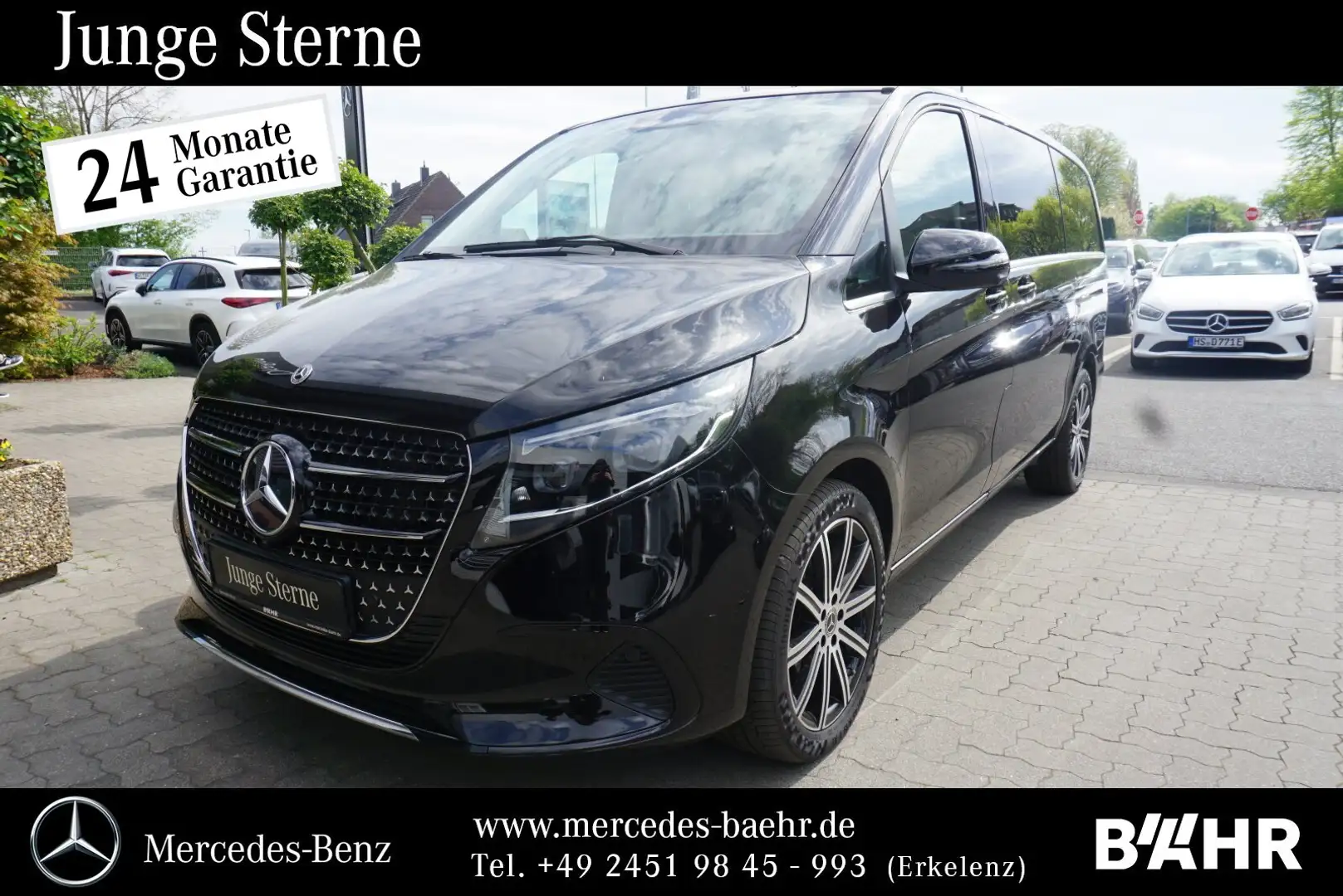 Mercedes-Benz V 300 V 300 d Lang Avantgarde/MBUX-Navi/Distronic/360° Schwarz - 1