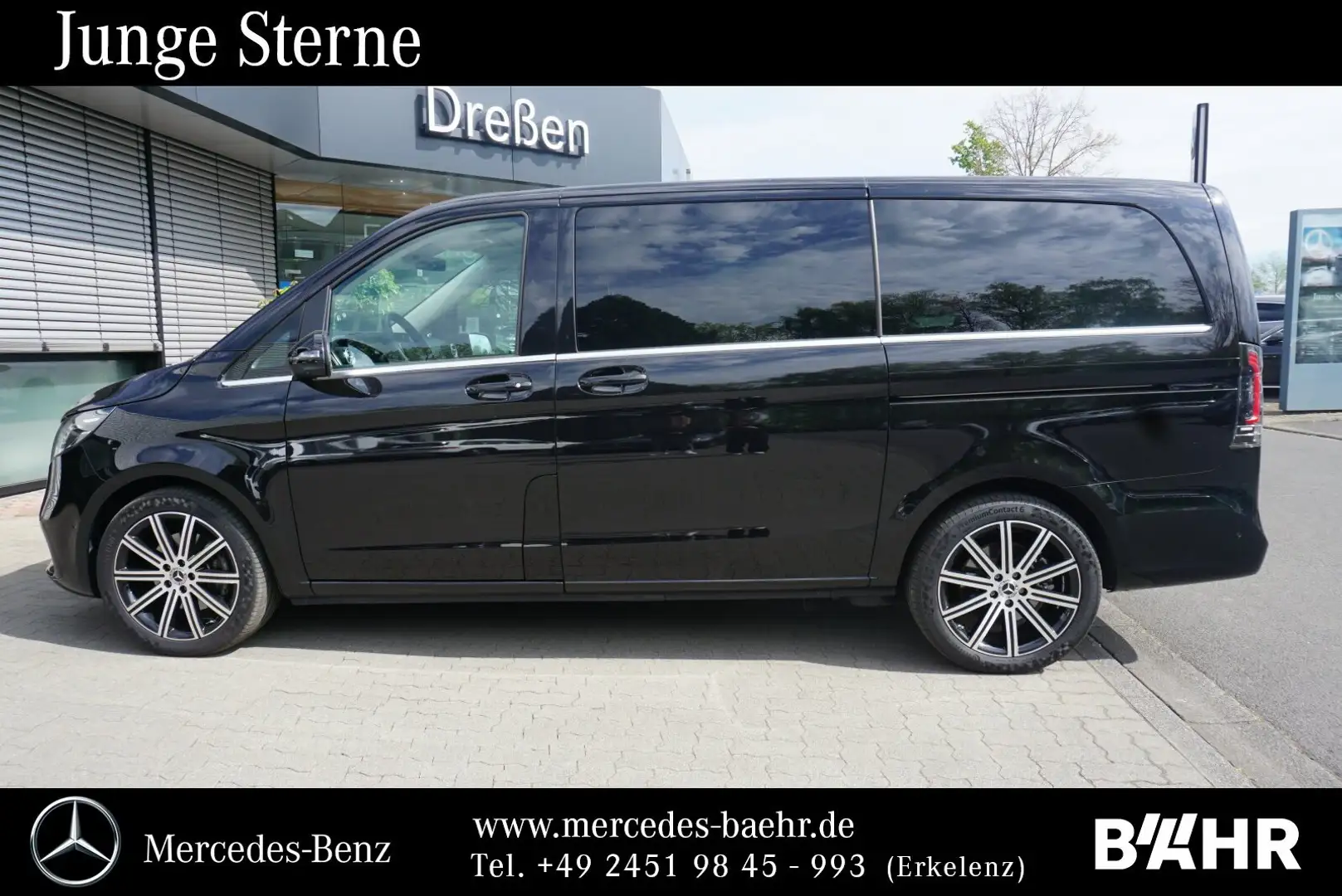 Mercedes-Benz V 300 V 300 d Lang Avantgarde/MBUX-Navi/Distronic/360° Schwarz - 2