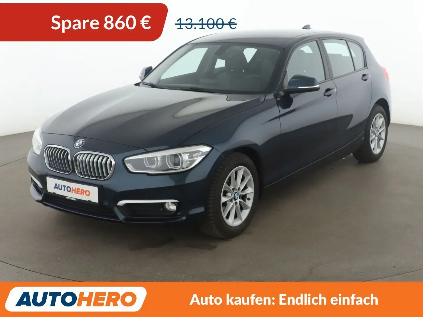 BMW 116 116i Urban Line *NAVI*LED*TEMPO*PDC*SHZ* Bleu - 1