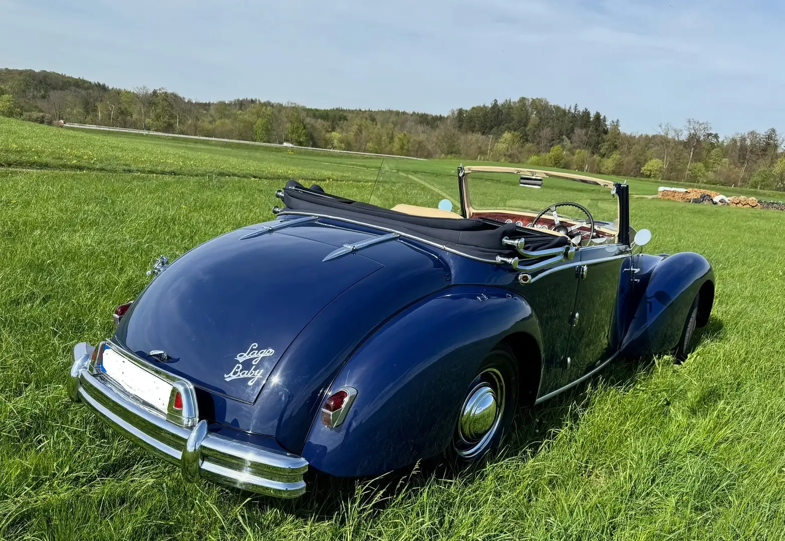 Talbot Lago T15 Cabrio Azul - 2
