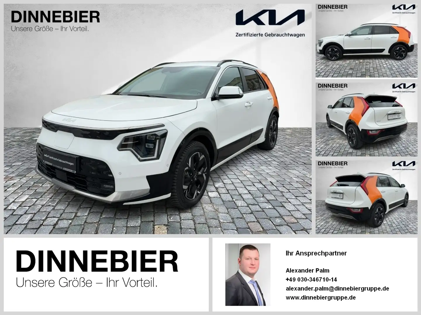 Kia Niro EV Inspiration*LED*NAVI*GJR*TWA* Weiß - 1