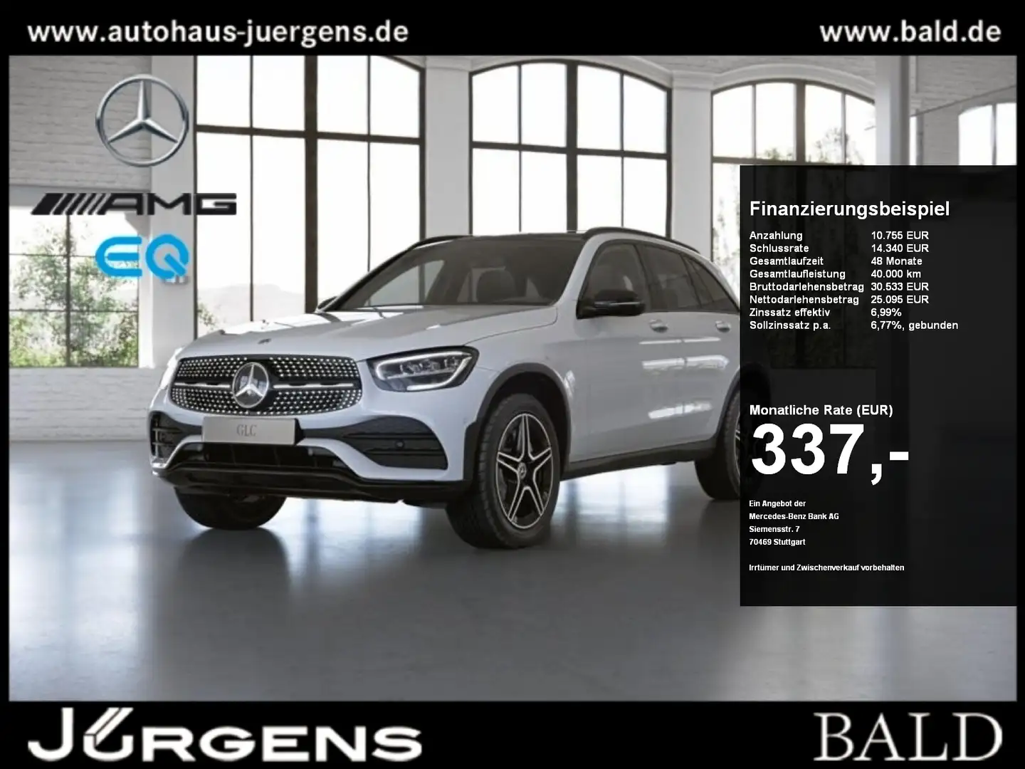 Mercedes-Benz GLC 300 e 4M AMG-Sport/Wide/LED/Pano/Night/Distr Blanc - 1