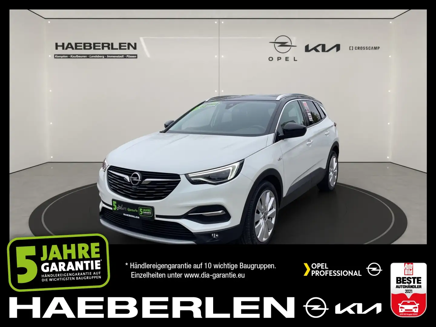 Opel Grandland 1.5 D Ultimate *NAVI*Leder*Sitzheizung Білий - 1